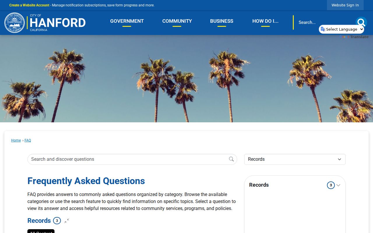 Hanford Police records request instructions