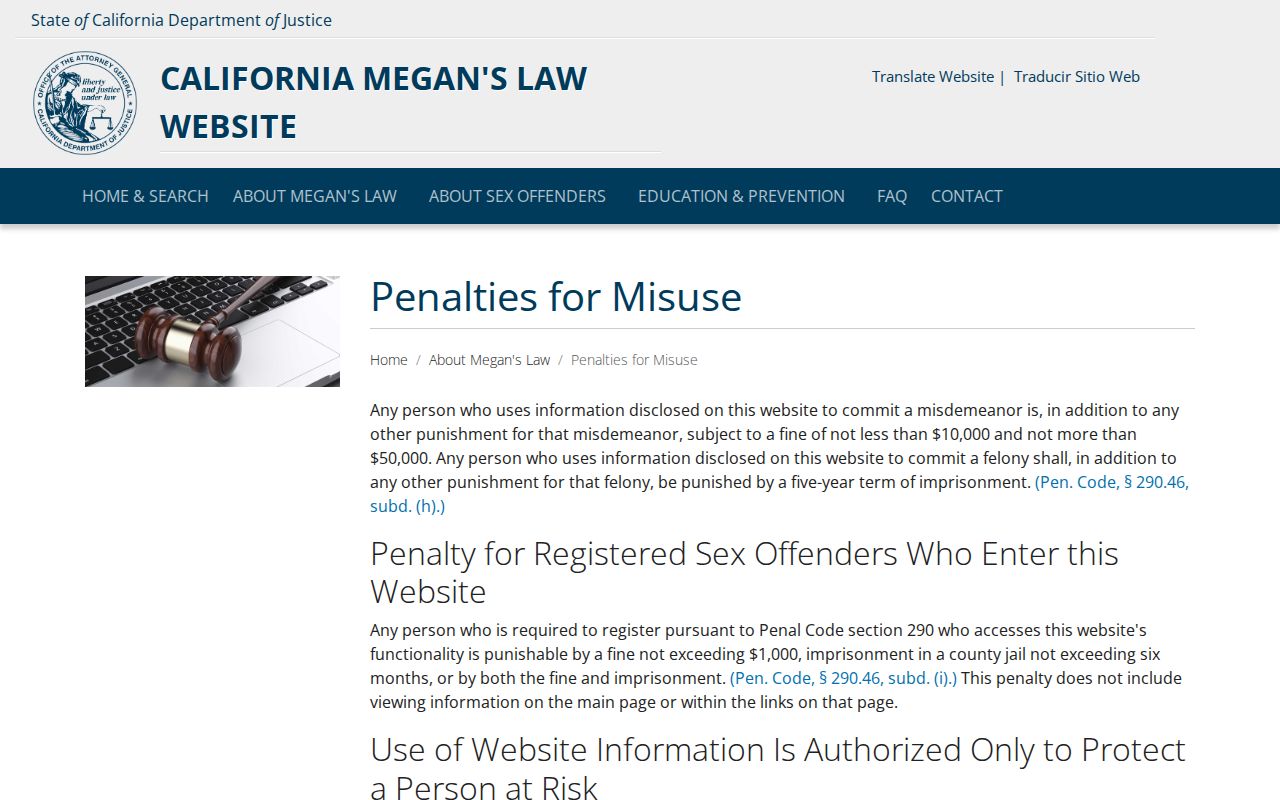Kings County registry misuse penalties